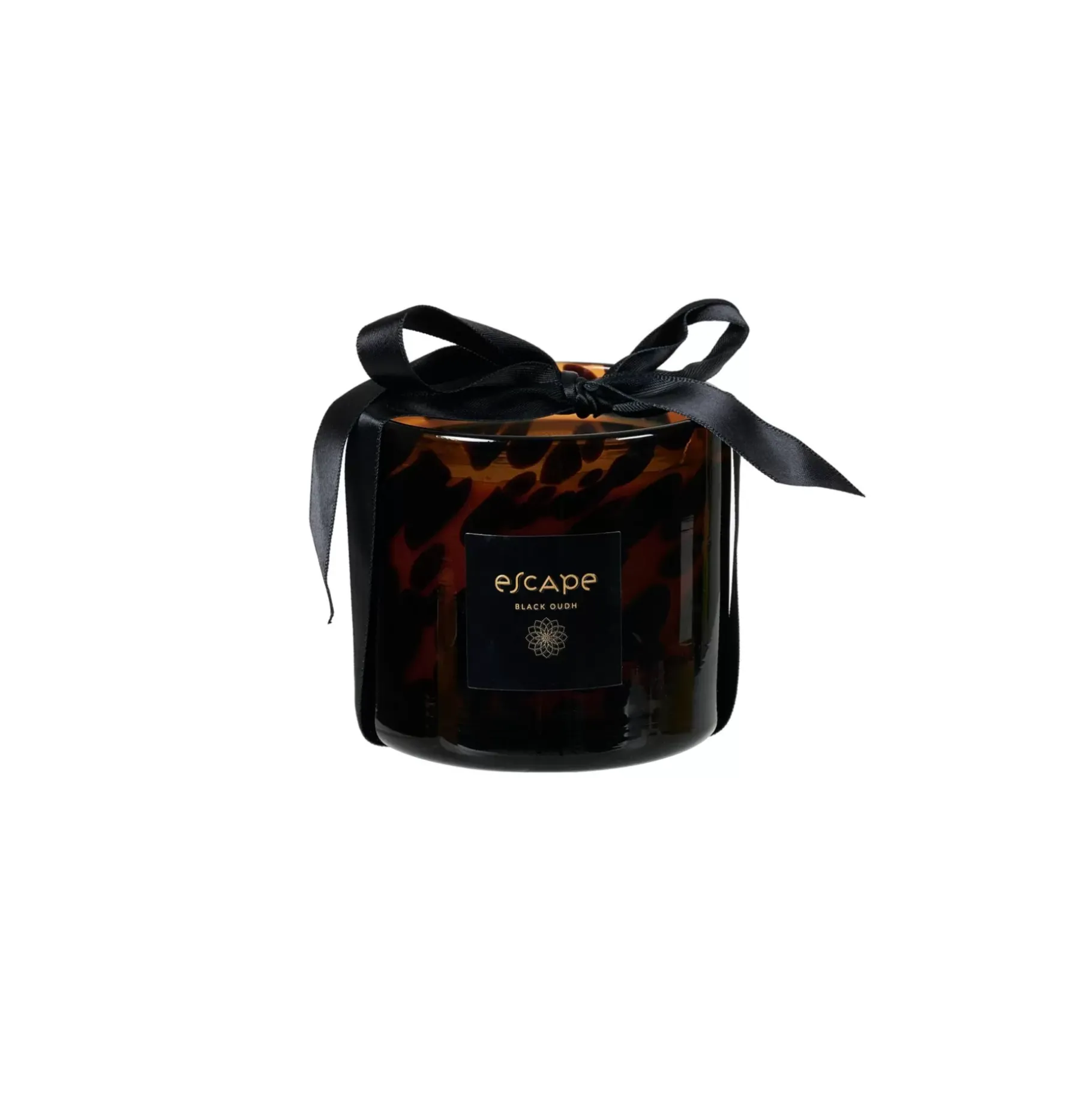 CASA Escape Black Oudh Vela Perfumada En Vaso Negro, Marron, Multicolor