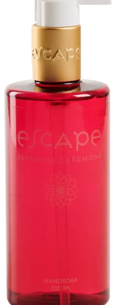 CASA Escape Japanese Ceremony Jabon De Mano En Dispensador Rojo