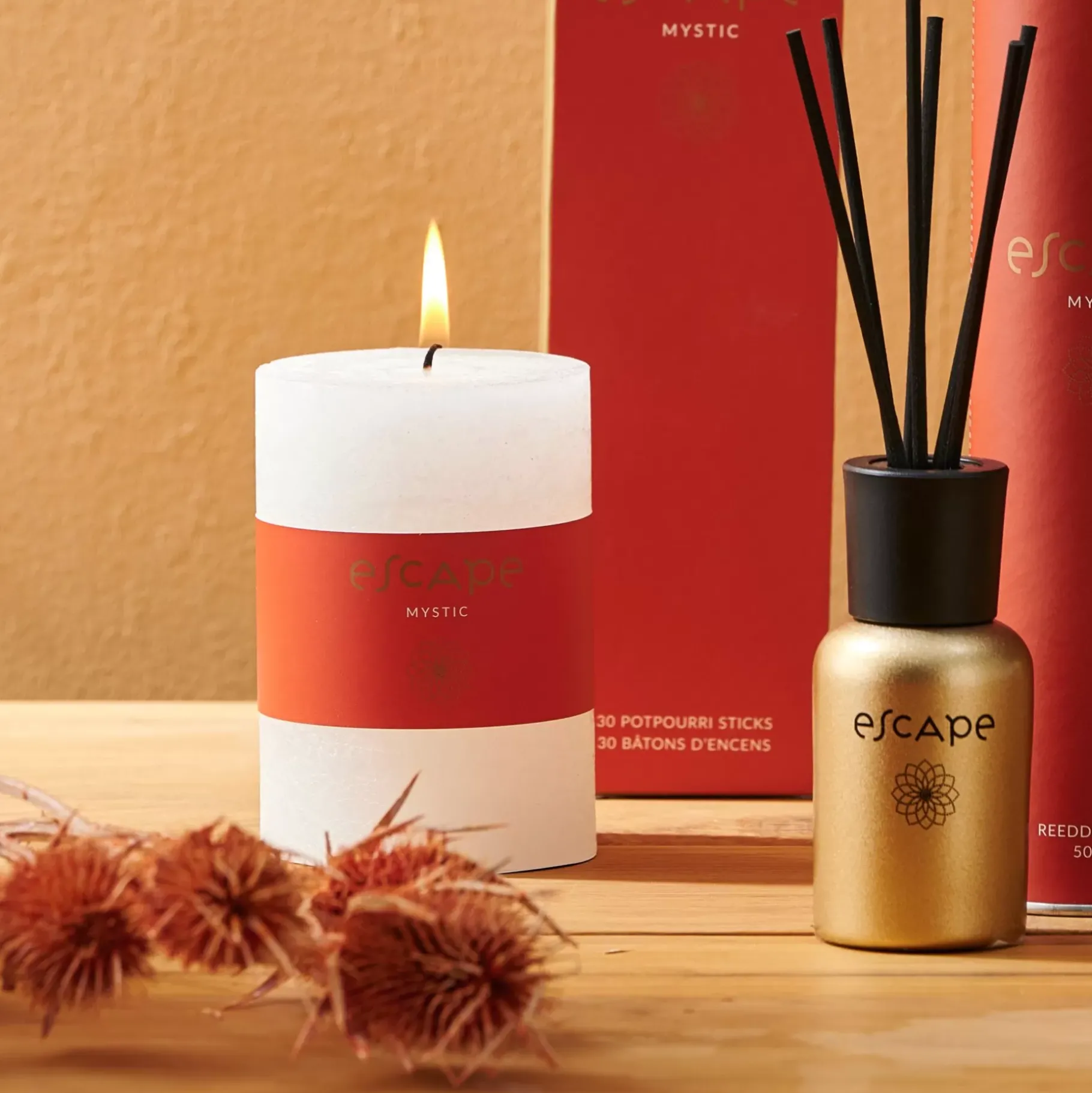 CASA Escape Mystic Dreams Vela Perfumada Naranja