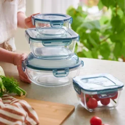 CASA Evolution Fuente De Horno Con Tapa Gris, Transparente