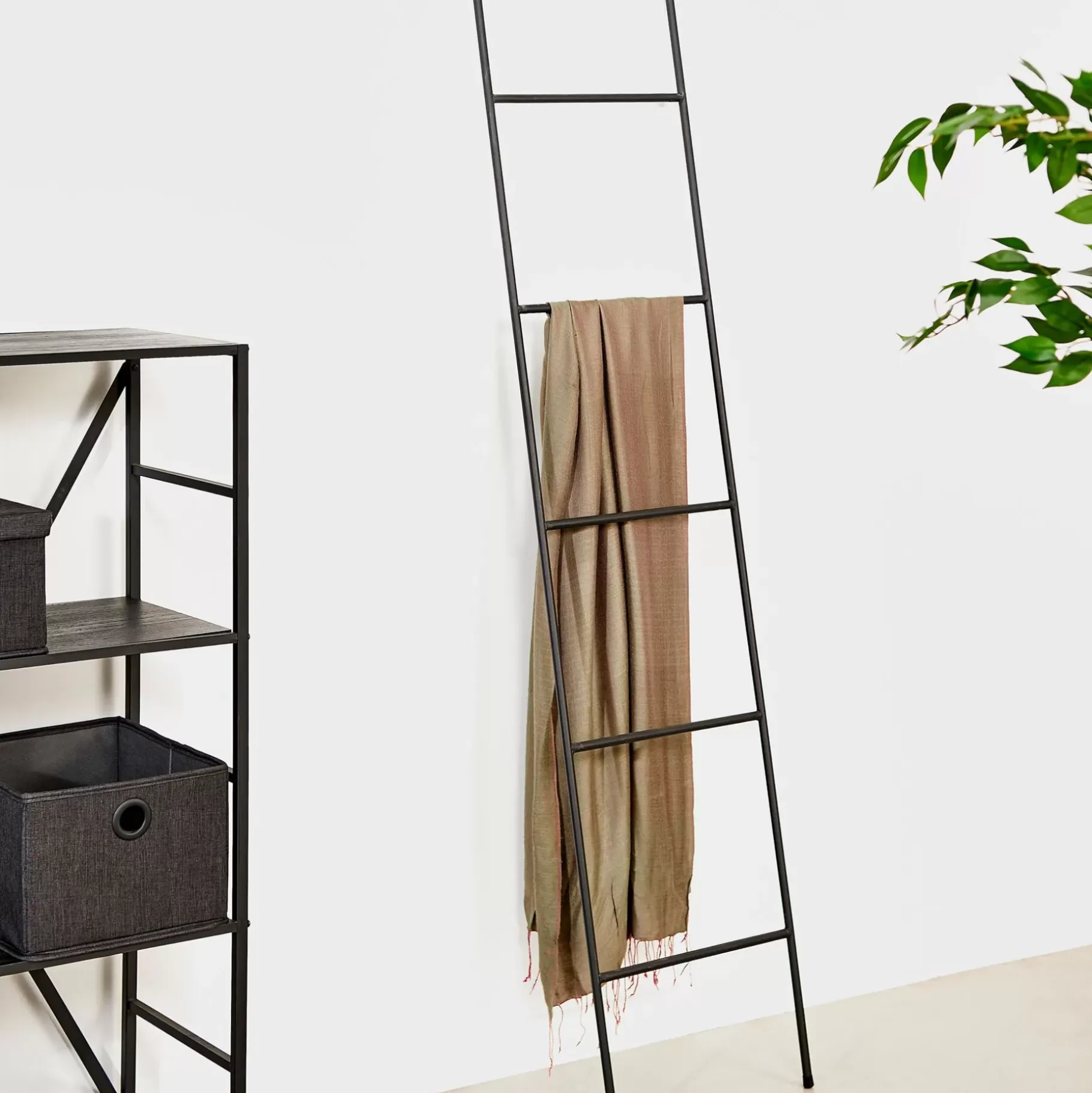 CASA Ferro Escalera Decorativa Negro