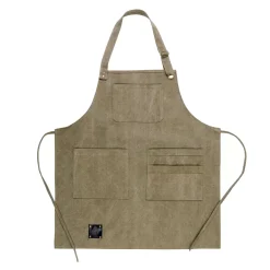 CASA Fire Delantal Verde Marron