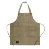 CASA Fire Delantal Verde Marron