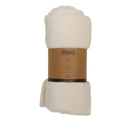 CASA Flanella Manta Blanco