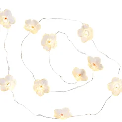 CASA Flower Guirnalda Blanco, Amarillo, Morado