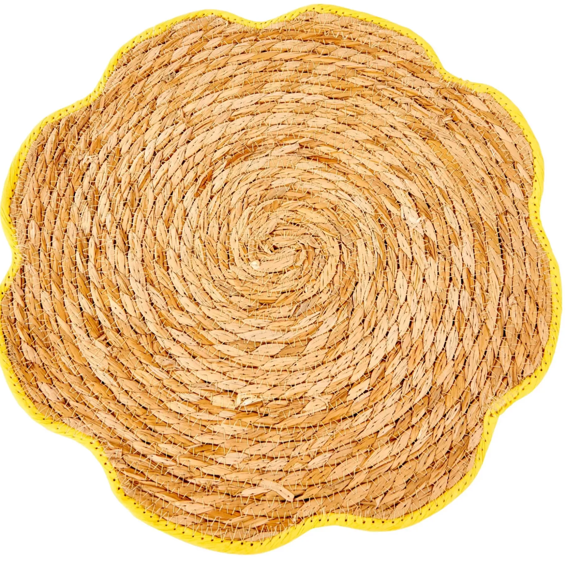 CASA Flower Mantel Individual Amarillo Amarillo