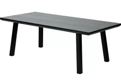 CASA Formax Mesa De Jardín Con Patas Negro