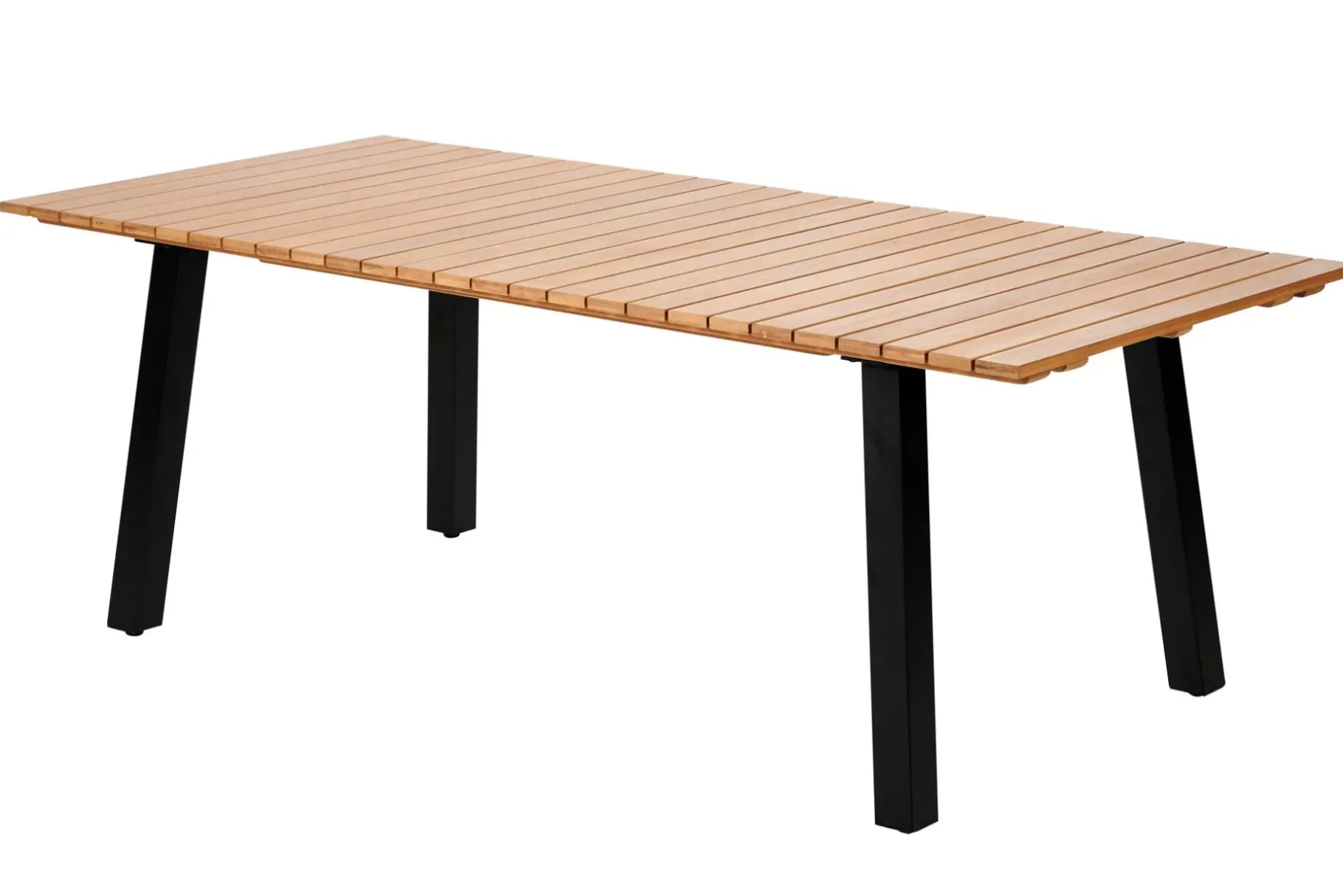 CASA Formax Mesa De Jardín Con Patas Natural/Negro