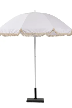 CASA Franja Parasol Sin Pie De Sombrilla Blanco