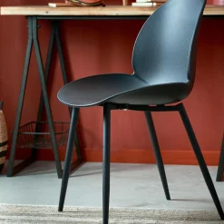 CASA Freya Silla De Comedor Negro