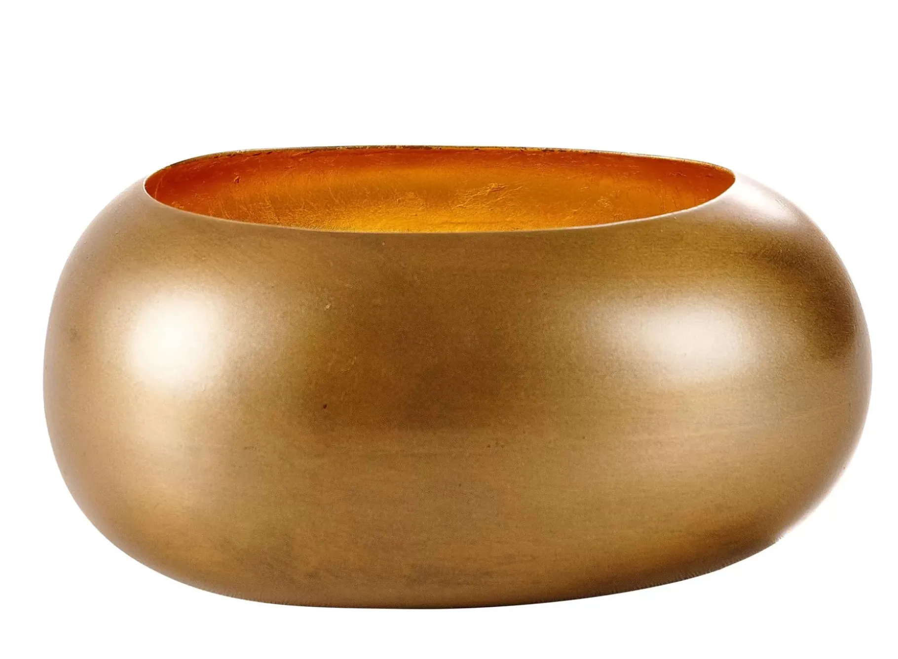 CASA Gimini Soporte Para Vela Pequena Dorado