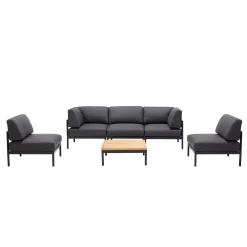 CASA Hanna Lounge Butaca Negro