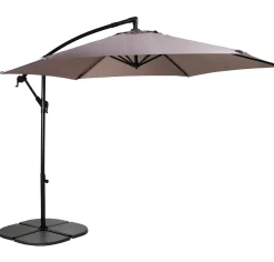 CASA Hawai Parasol Colgante Sin Pie Taupe