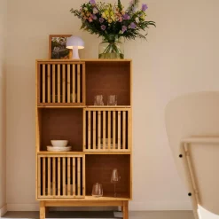 CASA Helge Armario Compartimentos Natural