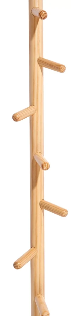 CASA Holda Perchero De Pared 7 Ganchos Natural