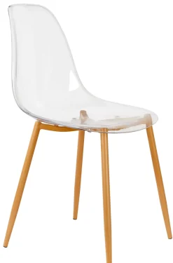CASA Ice Silla De Comedor Transparente, Natural