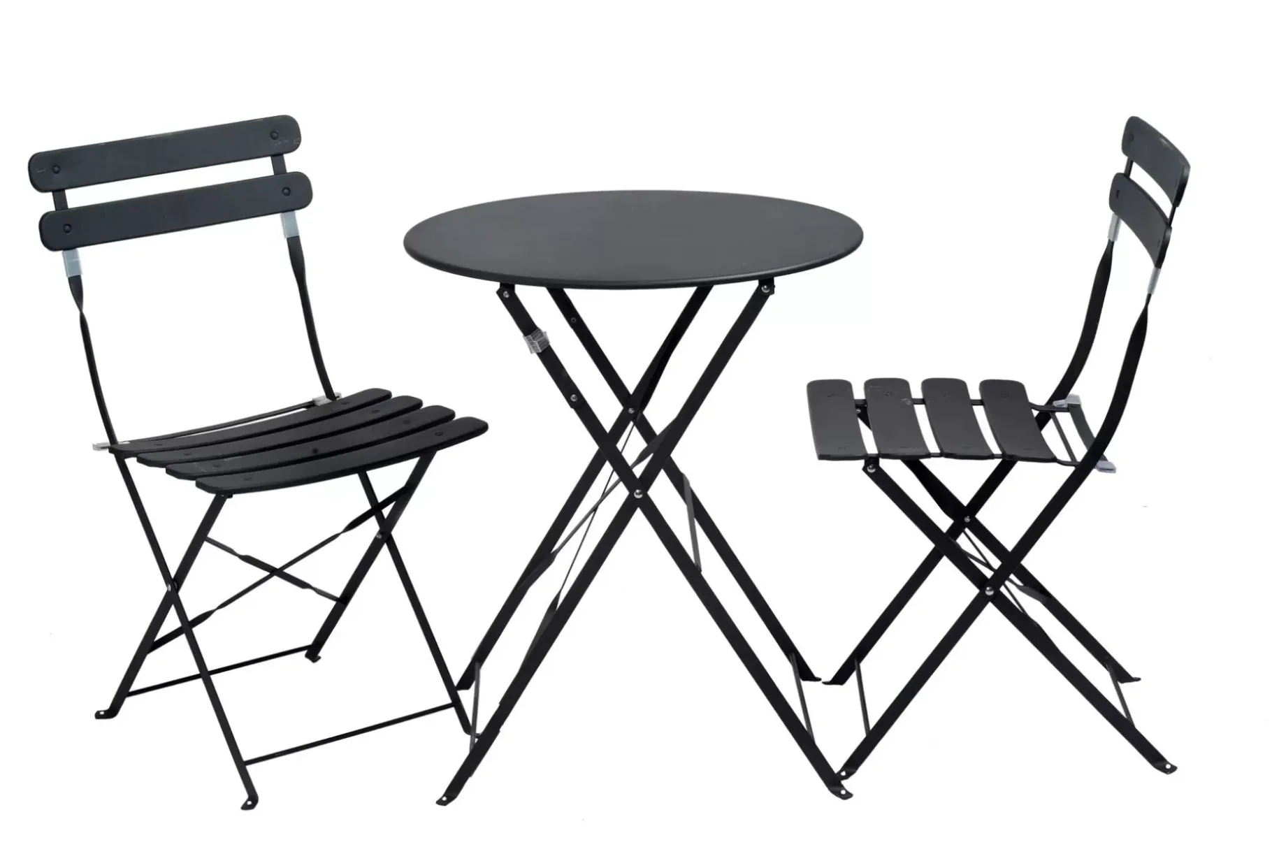 CASA Imperial Conjunto Bistro Redondo Negro