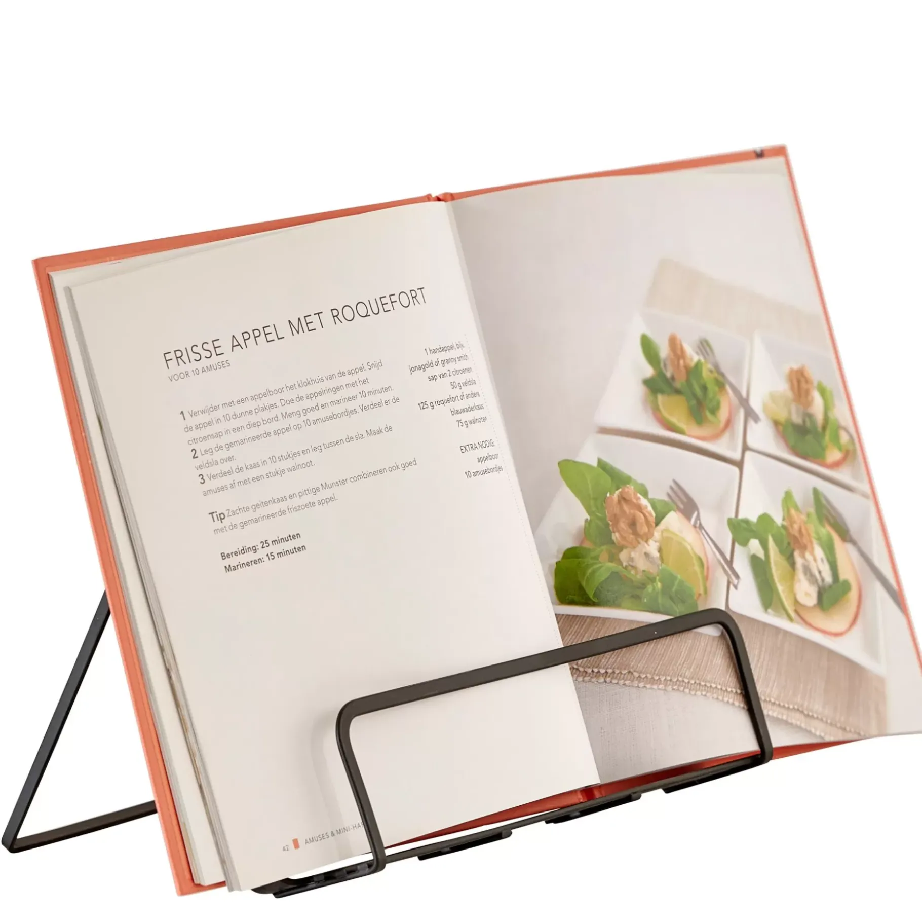 CASA Industria Atril De Cocina Negro