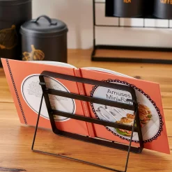 CASA Industria Atril De Cocina Negro