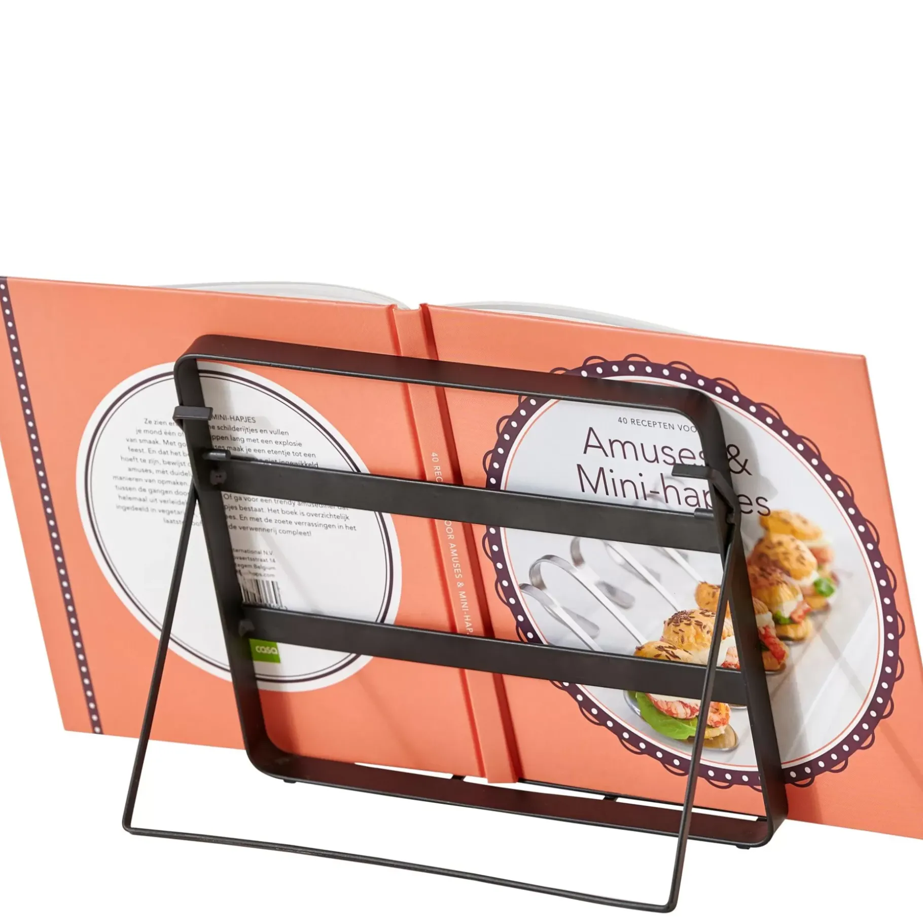 CASA Industria Atril De Cocina Negro