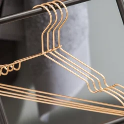 CASA Infinity Gold Perchas Juego De 4 Dorado