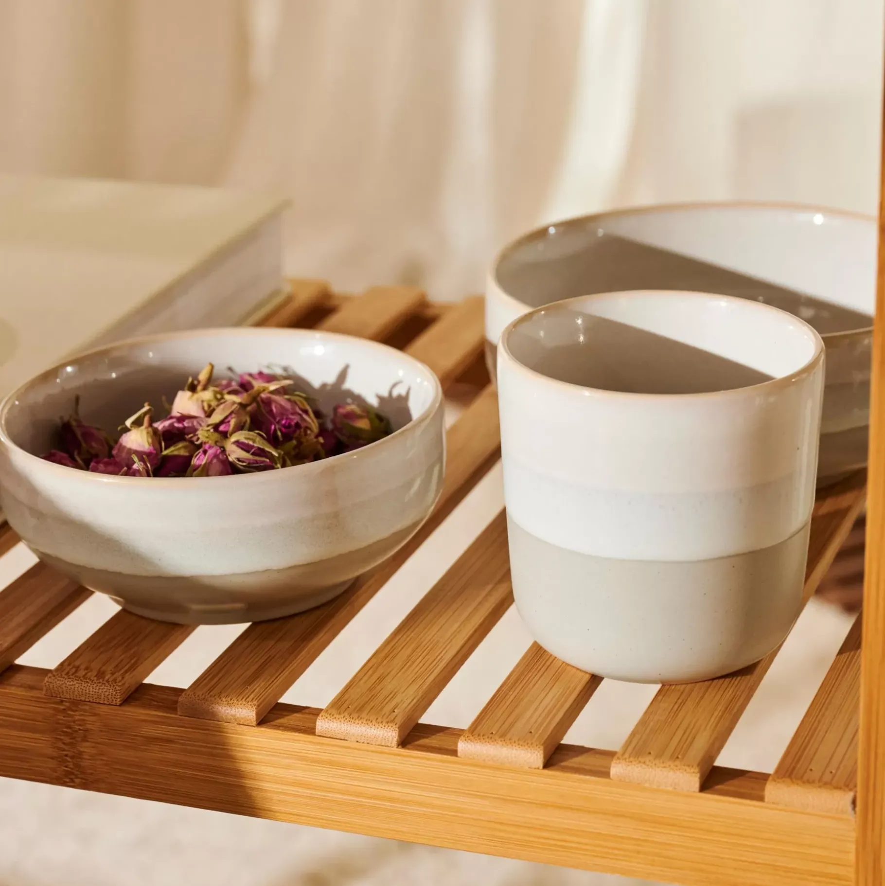 CASA Jessie White Taza Sin Asa Blanco