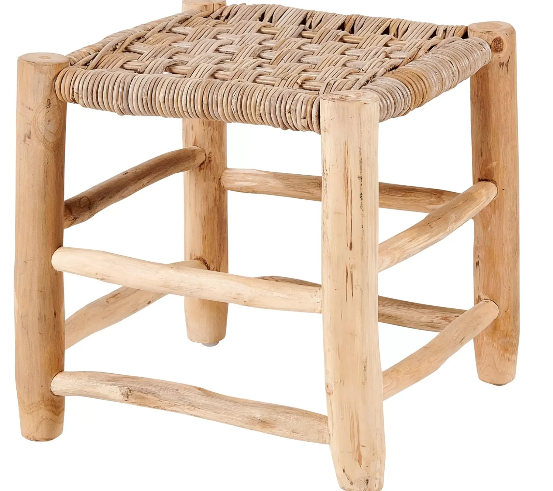 CASA Kanai Taburete 2 Tamanos Taburete Large Natural