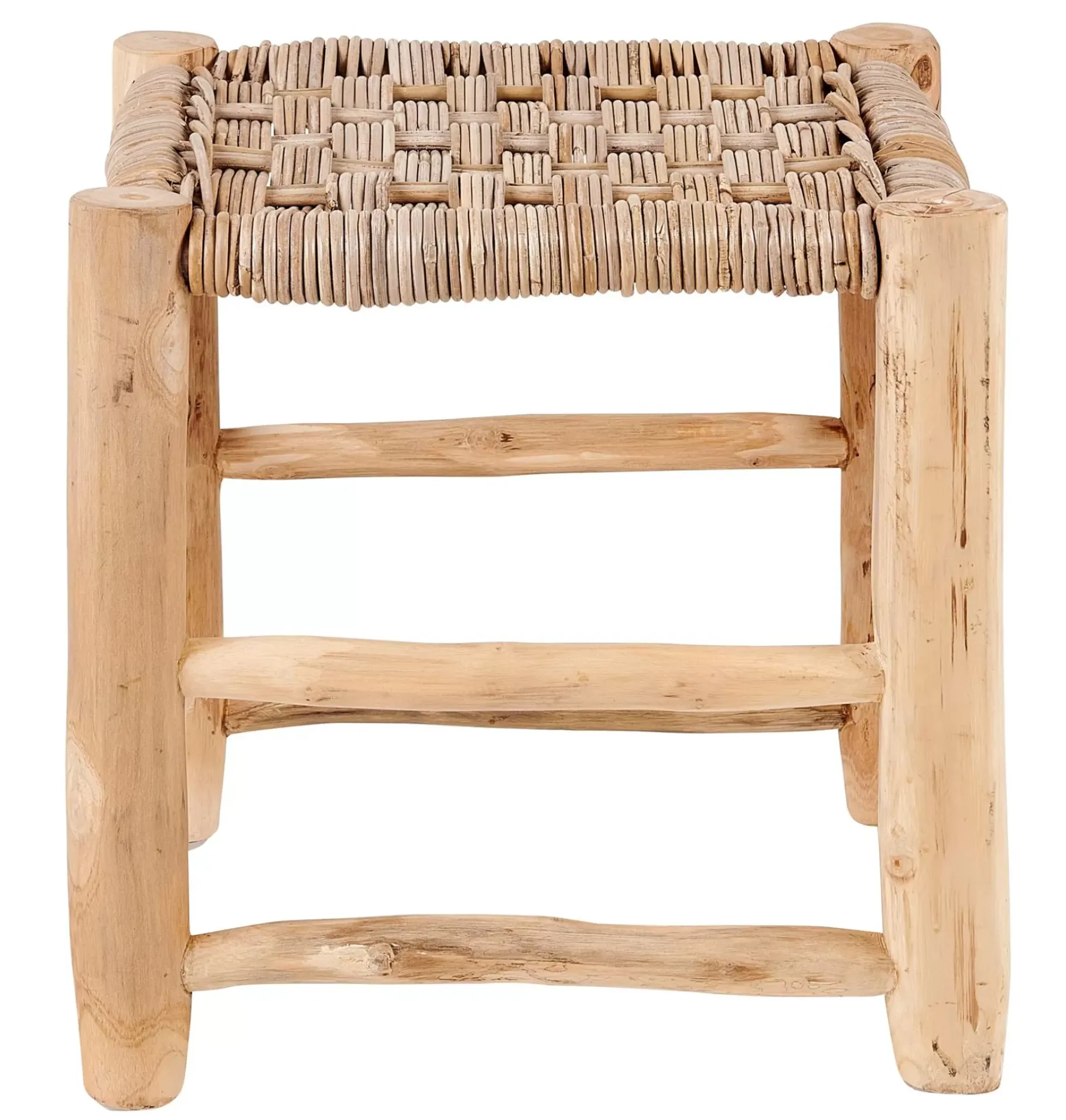 CASA Kanai Taburete 2 Tamanos Taburete Large Natural