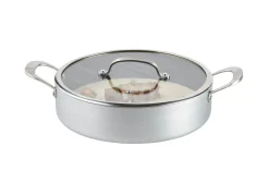 CASA Kastrol Olla Con Tapa Plateado