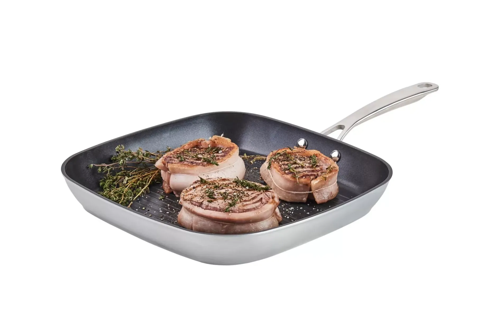 CASA Kastrol Plancha Plateado