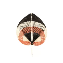 CASA Lanka Abanico Negro, Marron, Natural