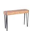 CASA Lanon Consola Negro, Natural