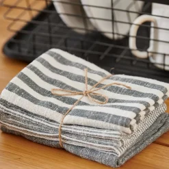 CASA Laurent Panos De Cocina Juego De 3 Gris