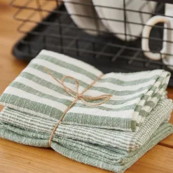 CASA Laurent Panos De Cocina Juego De 3 Verde