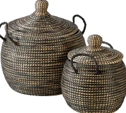 CASA Leo Cesta Lujo Negro, Natural