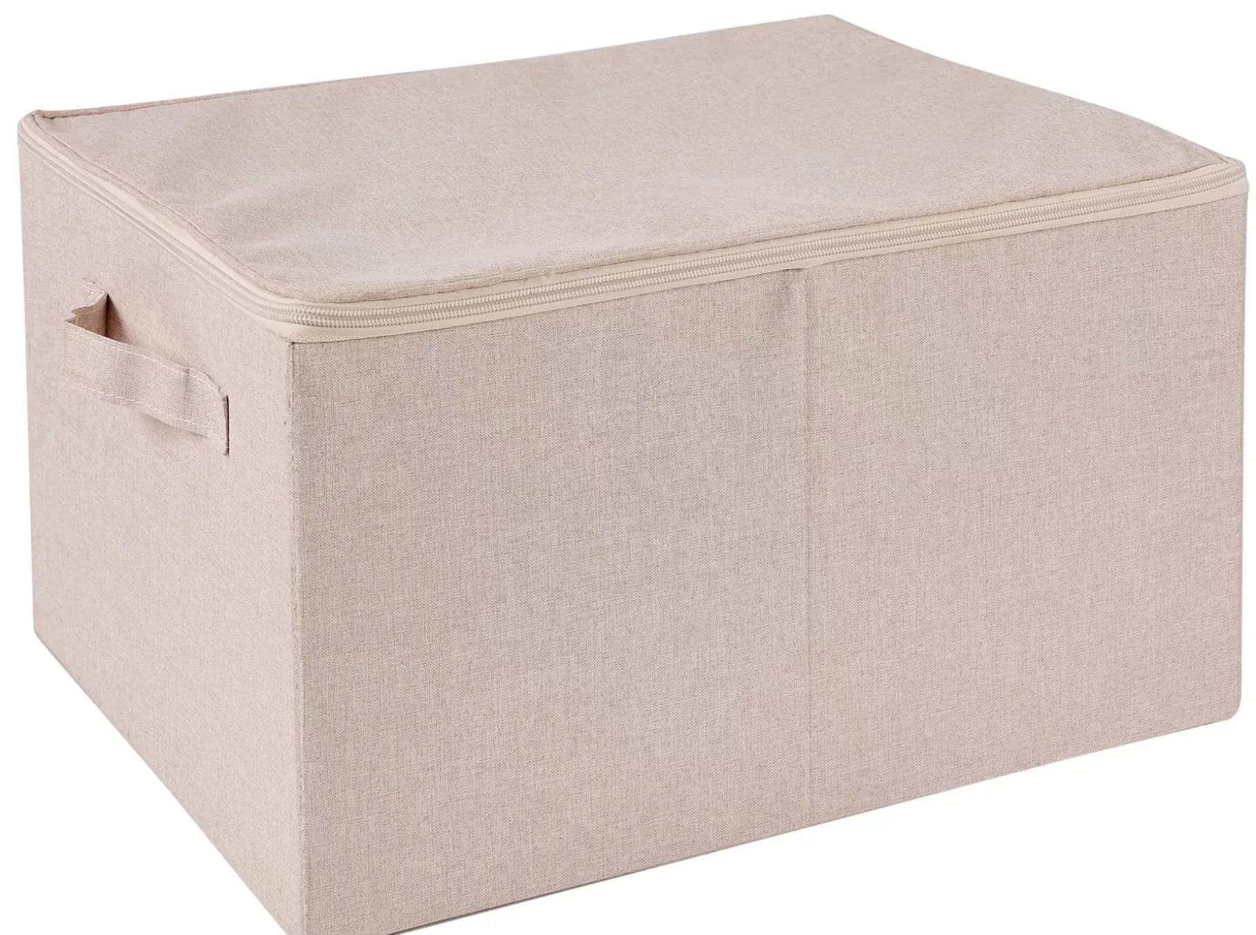 CASA Linolux Caja De Almacenaje/ Cierre Cremall. Beis