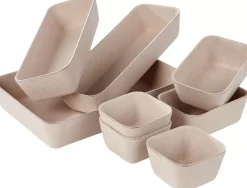 CASA Linostore Cestas De Almacenaje Para Cajon Beis