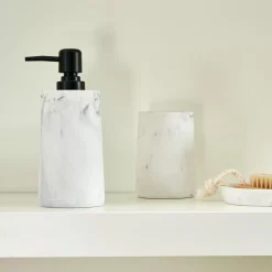 CASA Luna Soporte Para Cepillo Dientes Aspecto De Marmol