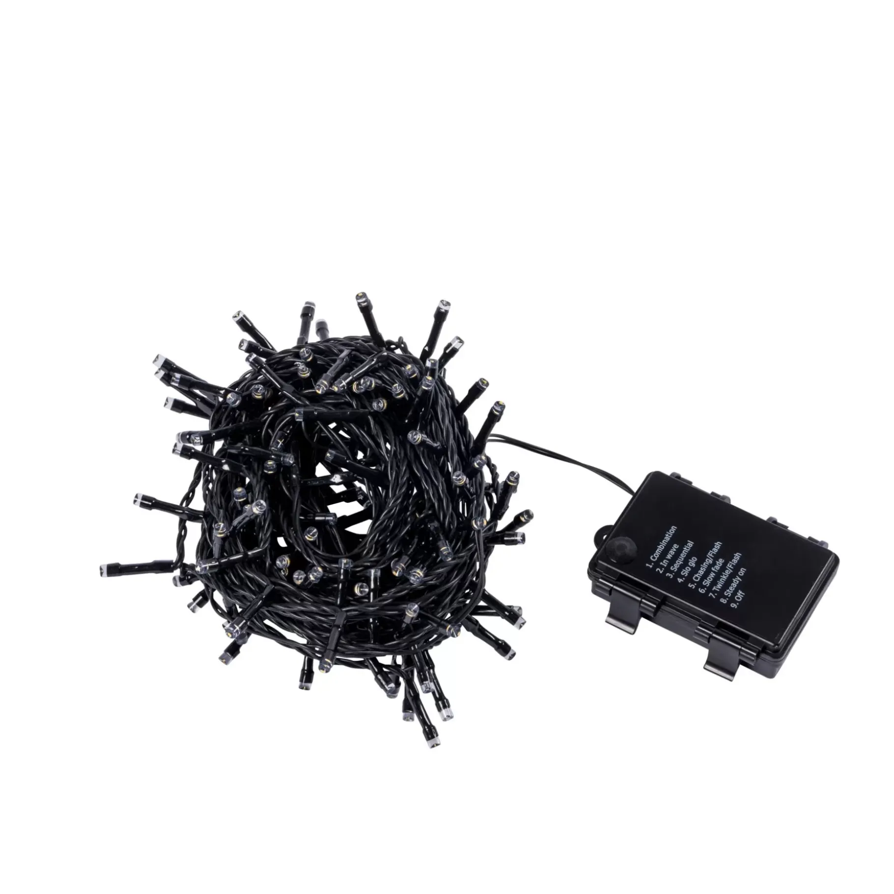 CASA Luz Guirnalda Negro