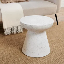 CASA Magnus Mesa Auxiliar Blanco