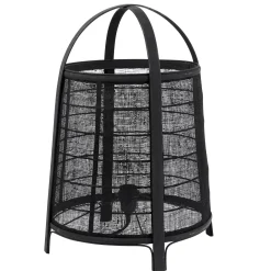 CASA Maya Lampara De Mesa Negro