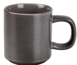 CASA Mineral Graphite Taza Con Asa Gris