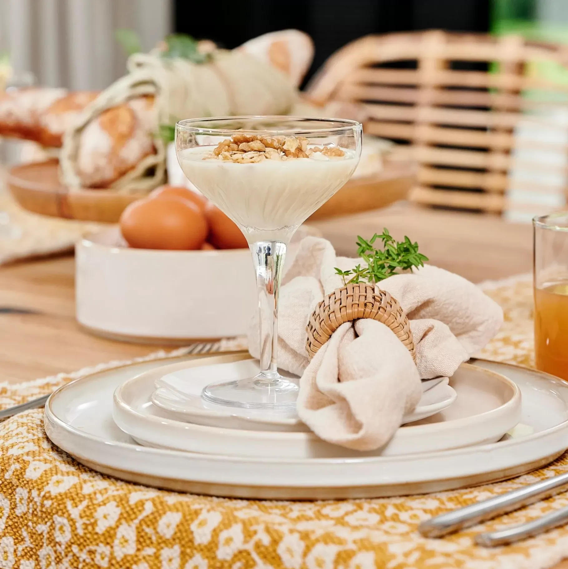 CASA Mineral Marble Plato Blanco