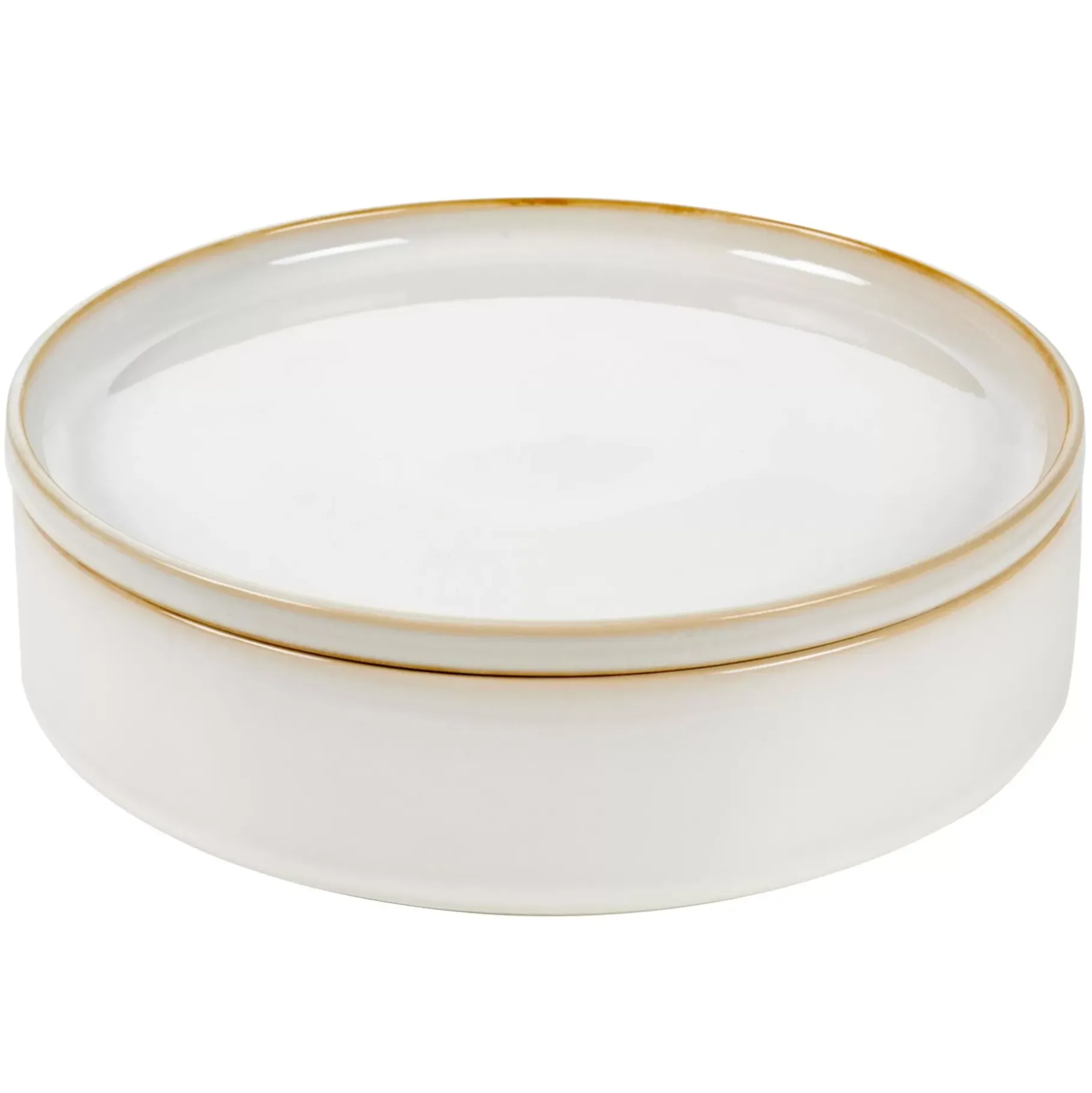 CASA Mineral Marble Plato Blanco