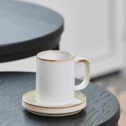 CASA Mineral Marble Taza Con Asa Blanco