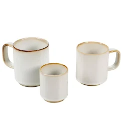 CASA Mineral Marble Taza Con Asa Blanco