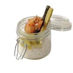 CASA Mini Tarro Hermetico Pequeno Transparente