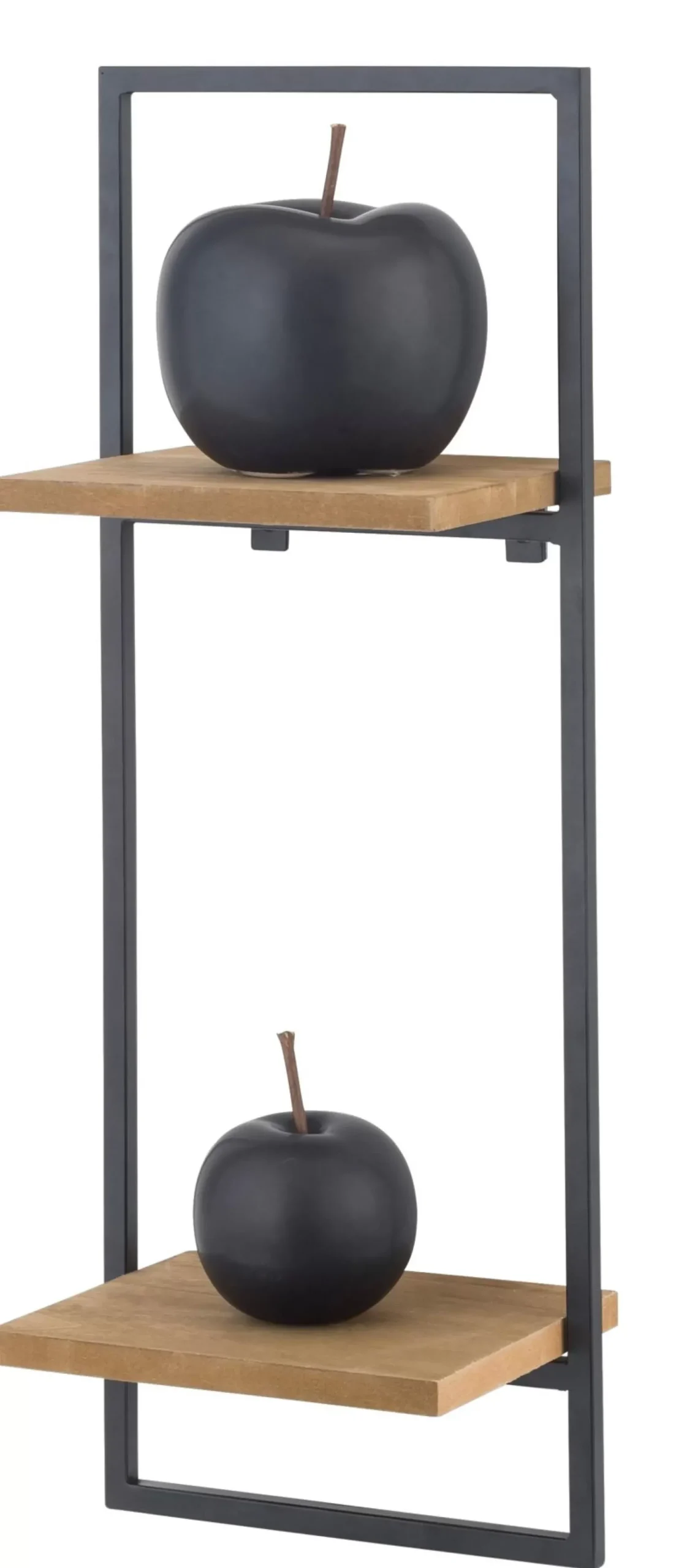 CASA Mix&Match Estanteria De Pared Negro, Natural