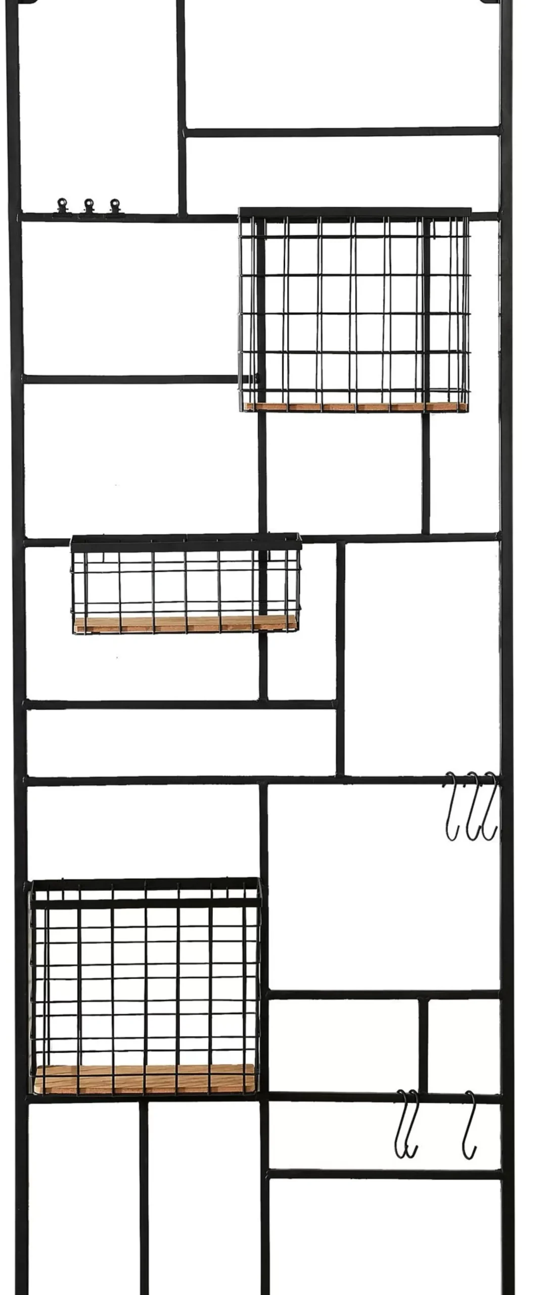 CASA Modular Estanteria De Pared Negro