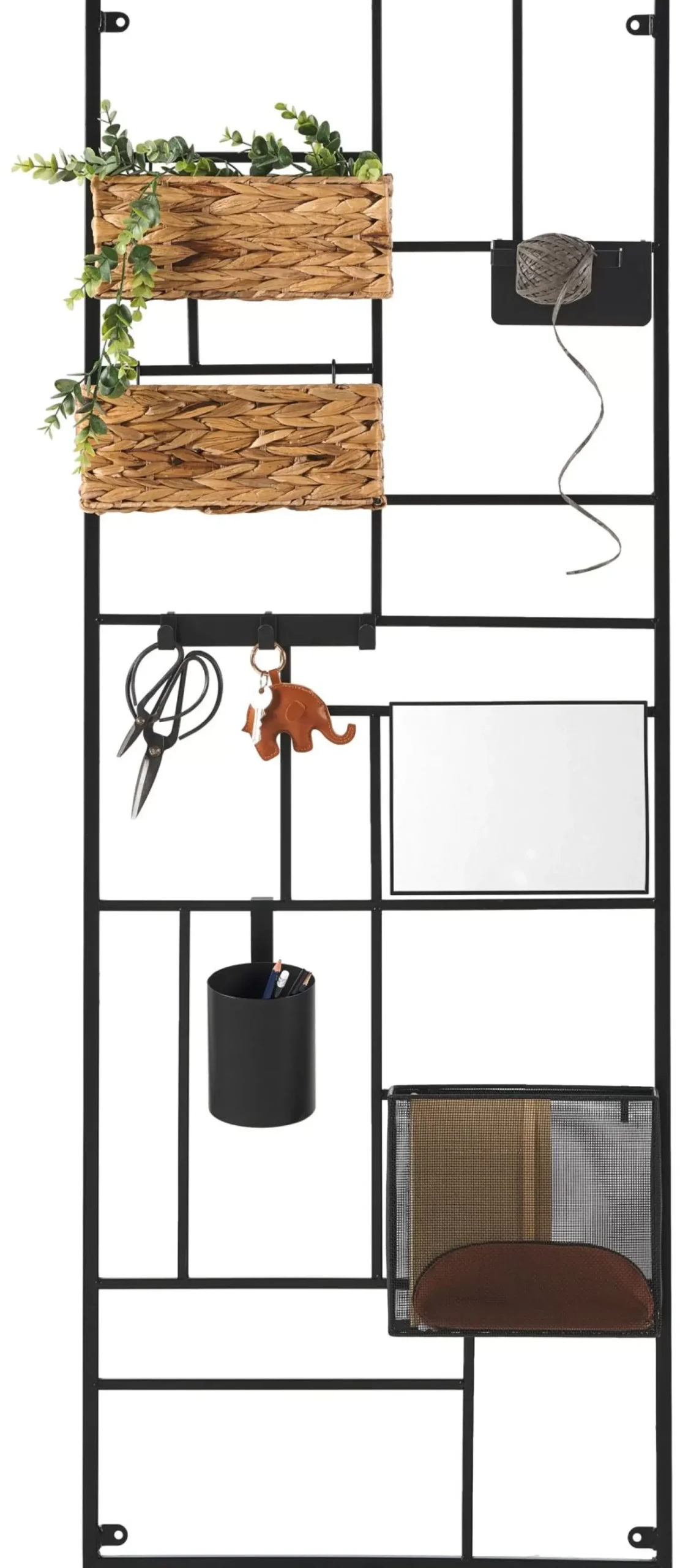 CASA Modular Estanteria De Pared Negro